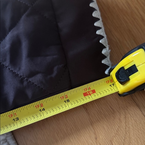 Wayf Chocolate Quilted Jacket with Ivory Accents - Picture 8 of 10